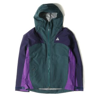 ナイキ(NIKE)の美品 NIKE ナイキ ジャケット サイズ:M 23AW ACG GORE-TEX STORM-FIT フーディー ジャケット Sfadv Msry Ridge Hoodie Jacket ディープジャングル パープルインク アウター ブルゾン コート【メンズ】【中古】(マウンテンパーカー)