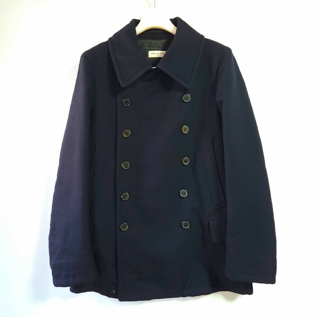 DRIES VAN NOTEN(ドリスヴァンノッテン)の07AW DRIES VAN NOTEN ダブルフェイスダブルブレストジャケット メンズのジャケット/アウター(ピーコート)の商品写真