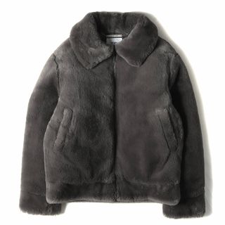 ダブルタップス(W)taps)の美品 WTAPS ダブルタップス ジャケット サイズ:M 21AW フェイクファー グリズリー ジャケット GRIZZLY / JACKET グレー アウター ブルゾン コート【メンズ】【中古】(その他)