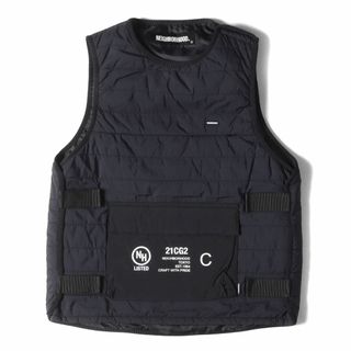 NEIGHBORHOOD - 美品 NEIGHBORHOOD ネイバーフッド ベスト サイズ:S 21AW プリマロフト タクティカル ベスト PUFF N-VEST ブラック 黒 トップス カジュアル【メンズ】【中古】