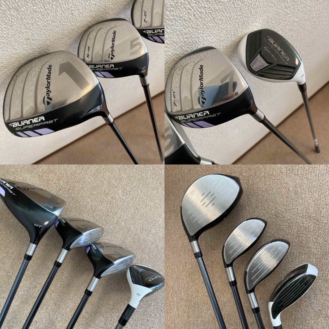 TaylorMade　ゴルフクラブセット　キャディバッグ