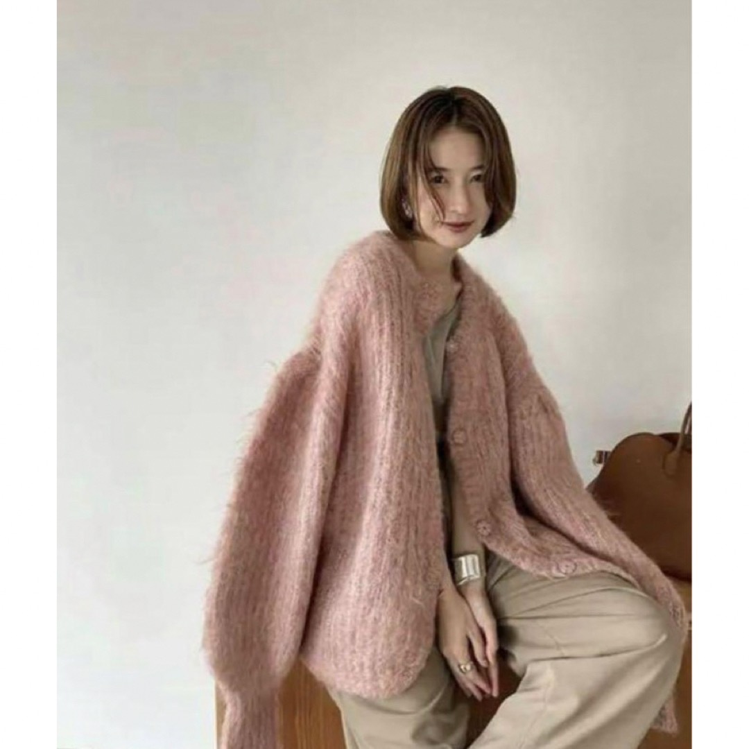 CLANE - CLANE COLOR MOHAIR SHAGGY CARDIGANピンクの通販 by m CLANE - CLANE COLOR MOHAIR SHAGGY CARDIGANピンクの通販 by m