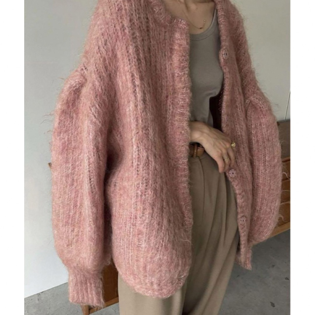 CLANE - CLANE COLOR MOHAIR SHAGGY CARDIGANピンクの通販 by m CLANE - CLANE COLOR MOHAIR SHAGGY CARDIGANピンクの通販 by m