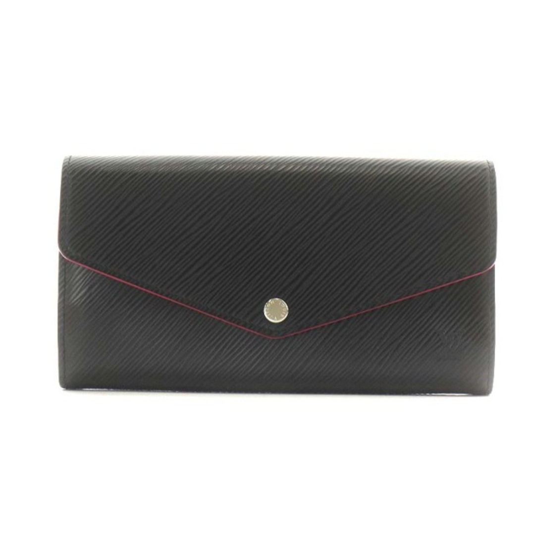 LOUIS VUITTON(ルイヴィトン)のルイヴィトン エピ ポルトフォイユ サラ 長財布 ピンク 黒 M64322 レディースのファッション小物(財布)の商品写真