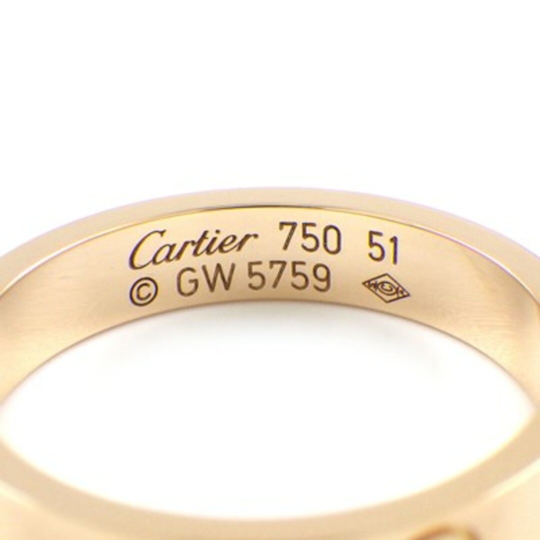 Cartier(カルティエ)のカルティエ Cartier リング ミニ ラブ B4085251 K18PG 11号 / #51 【中古】 レディースのアクセサリー(リング(指輪))の商品写真