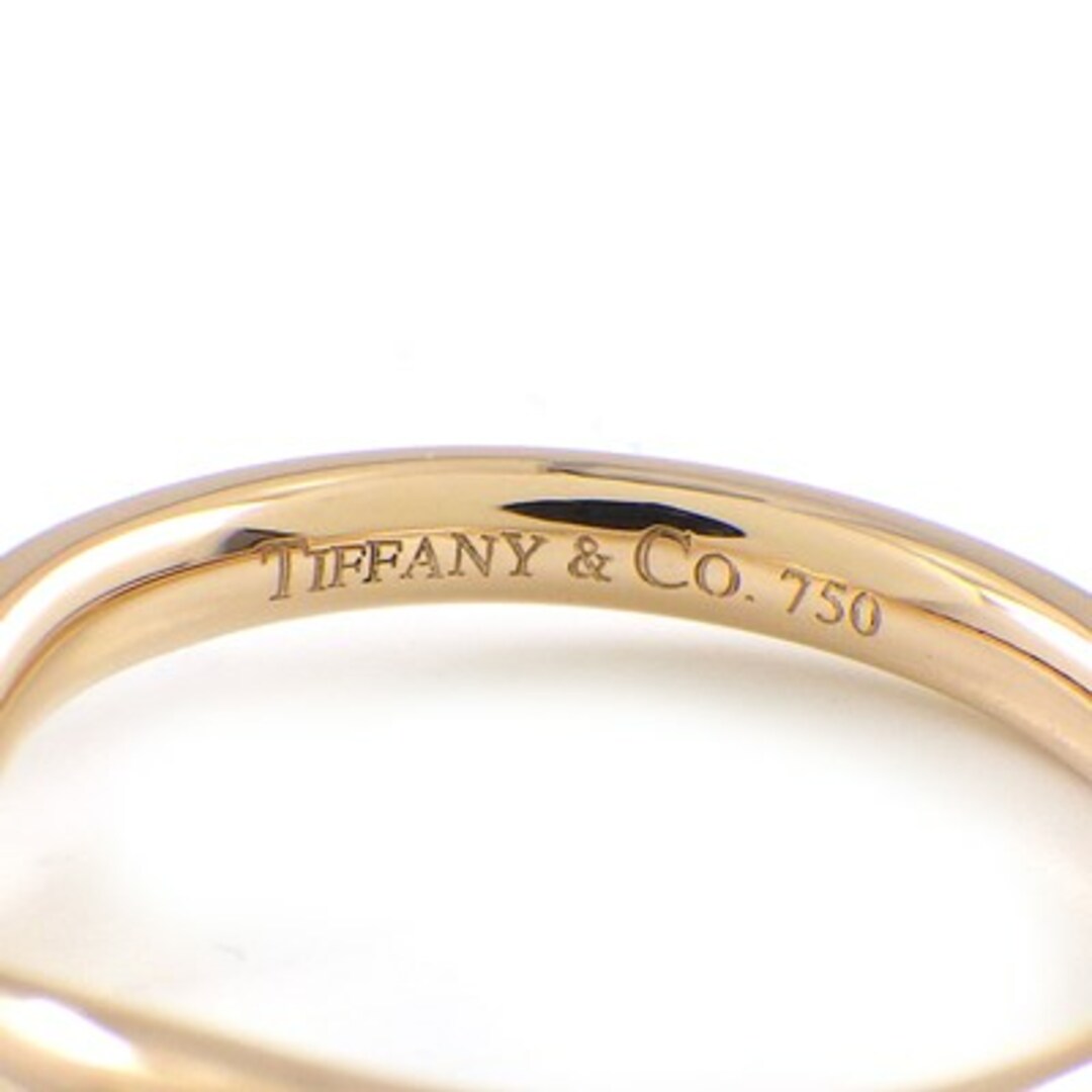 Tiffany & Co.(ティファニー)のティファニー Tiffany & Co. リング カーブ ド バンド 60016784 1ポイント ダイヤモンド 0.01ct K18PG 6.5号 【中古】 レディースのアクセサリー(リング(指輪))の商品写真