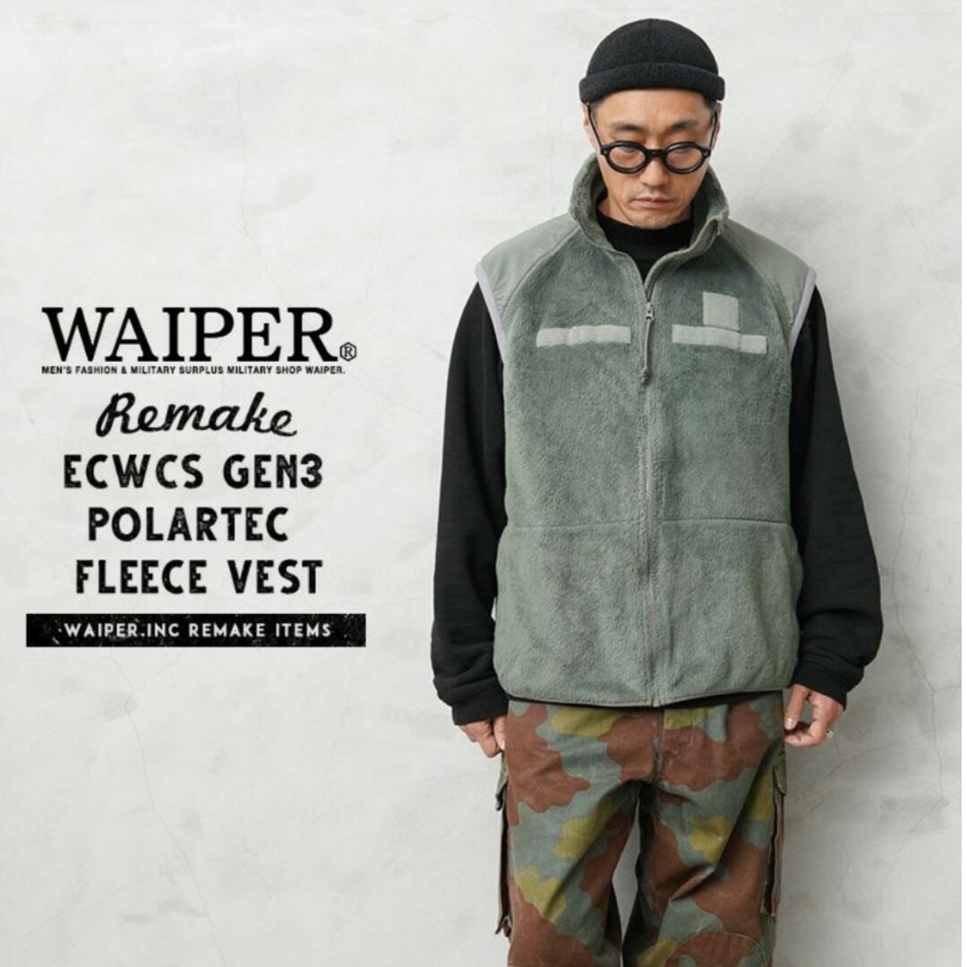 WAIPER(ワイパー)のWAIPER.inc ECWCS Gen3 リメイク フリース ベスト メンズのトップス(ベスト)の商品写真