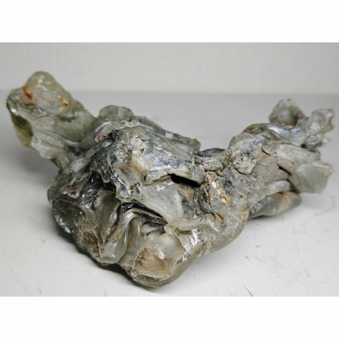 透光 434g オパール 原石 瑪瑙 クォーツ 鉱物 誕生石 鑑賞石 自然石