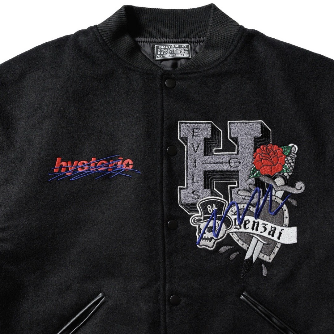 HYSTERIC GLAMOUR(ヒステリックグラマー)のHYSTERIC GLAMOUR GENZAI STADIUM JUMPER メンズのジャケット/アウター(スタジャン)の商品写真