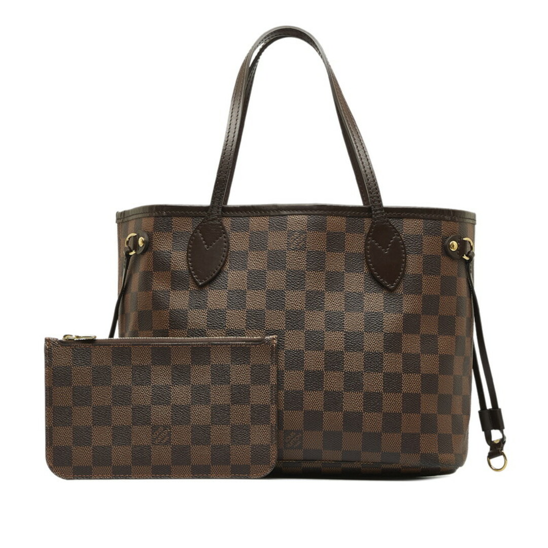 約17cm開閉式ルイ ヴィトン ダミエ ネヴァーフルPM ハンドバッグ トートバッグ N41359 PVC レディース LOUIS VUITTON 【222-31238】