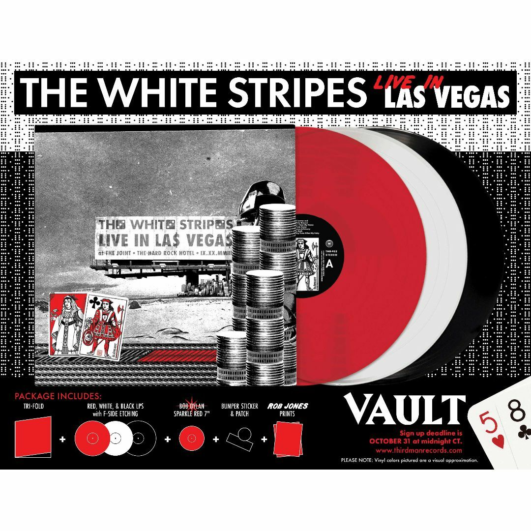 JackWhiteThe White Stripes Live In Las Vegas 新品