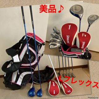 人気‼️【美品】レディース ゴルフクラブセット★ゴルフセット/キャディバッグ付(クラブ)