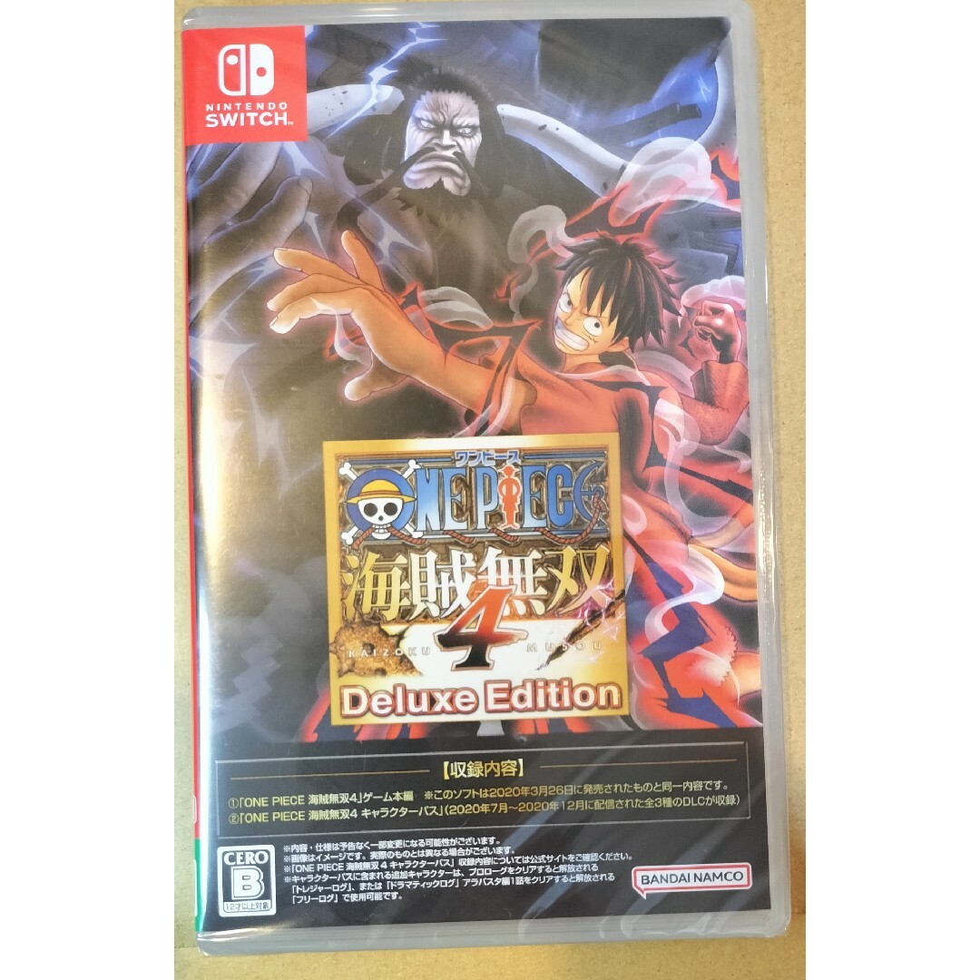 Switch　ONE PIECE 海賊無双４ Deluxe Edition（ワンピース海賊無双４デラックスエディション）（２０２３年９月１４日発売）