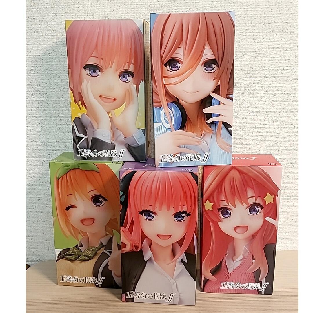 五等分の花嫁フィギュアcorefull 未開封　5体セット エンタメ/ホビーのフィギュア(アニメ/ゲーム)の商品写真