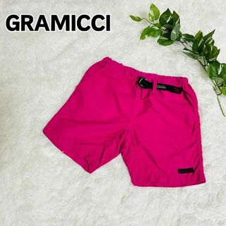 グラミチ(GRAMICCI)の【美品】GRAMICCIデニム&ダンガリー グラミチコラボ ナイロンハーフパンツ(パンツ/スパッツ)