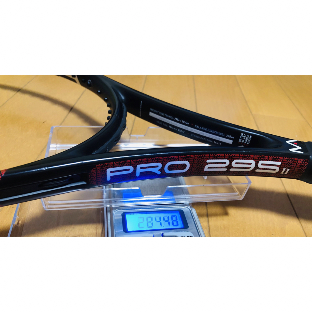 27inch素材テニスラケット マンティス PRO 295 II(G2) 98inch 295g