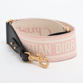 ディオール(Dior)のディオール  キャンバス×レザー  ピンク レディース その他小物(その他)