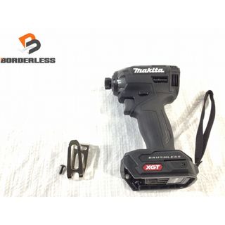 マキタ(Makita)の☆極美品☆makita マキタ 40Vmax 充電式インパクトドライバ TD002GZB 黒/ブラック 本体のみ 84065(工具)