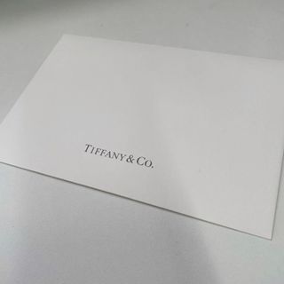 ティファニー(Tiffany & Co.)の新品未使用　ティファニー　ギフトカード入れ　メッセージ　プレゼント　アクセサリー(その他)