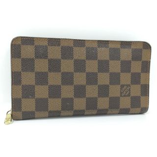 ルイヴィトン(LOUIS VUITTON)のLOUIS VUITTON ポルトモネ ジップ ラウンドファスナー長財布 ダミエ(財布)