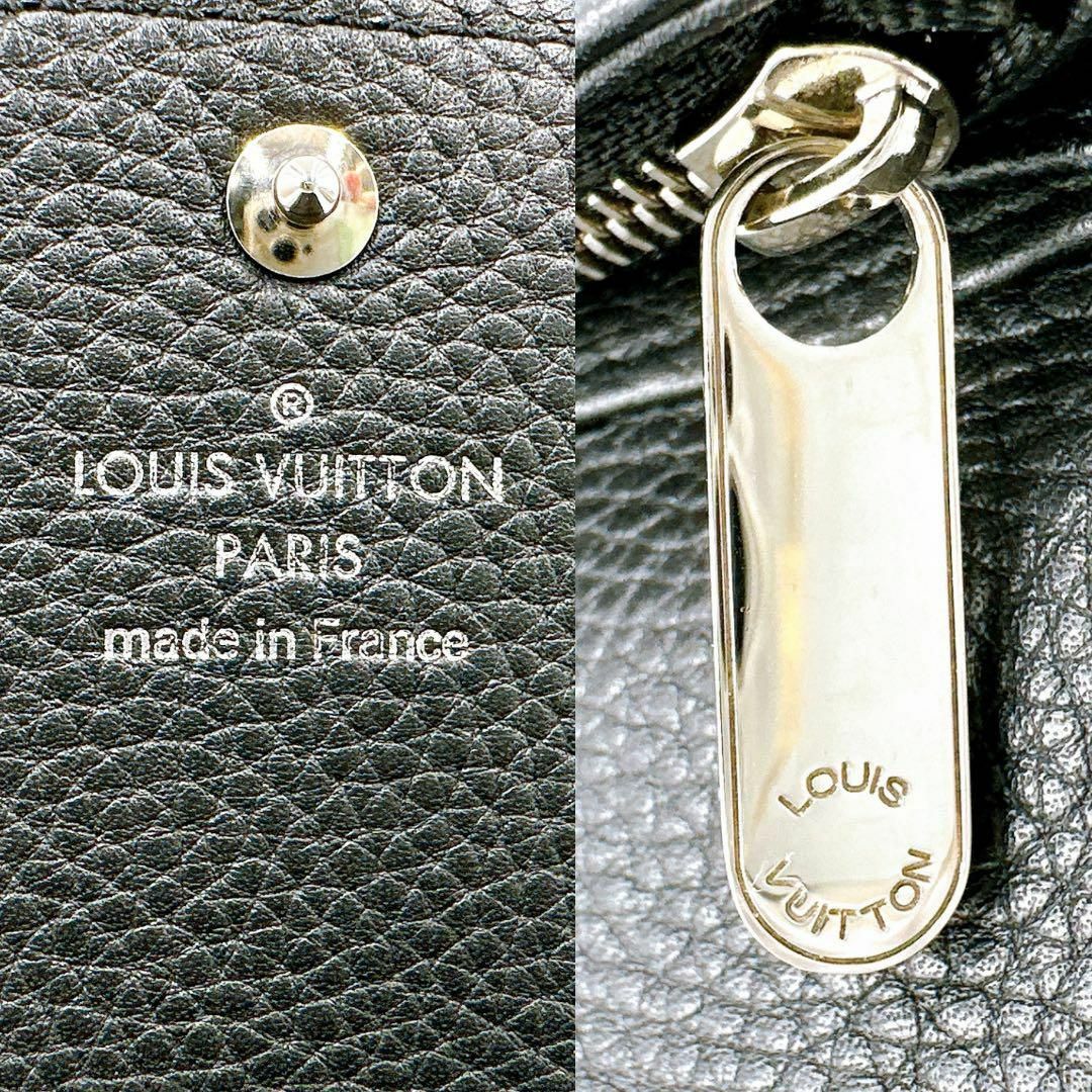 LOUIS VUITTON(ルイヴィトン)のルイヴィトン M60143 ポルトフォイユ イリス マヒナ ノワール 長財布 レディースのファッション小物(財布)の商品写真