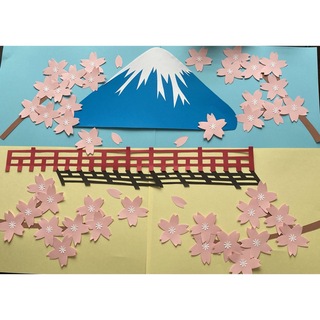 壁面飾り　春の富士山　早割中(その他)