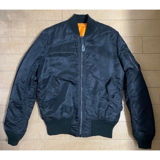 ALPHA INDUSTRIES - ALPHA INDUSTRIES MA-1 FLIGHT JACKET 黒