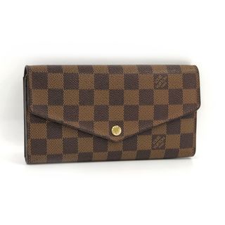 ルイヴィトン(LOUIS VUITTON)のLOUISVUITTON ポルトフォイユ・サラ 長財布 ダミエ エベヌ(財布)