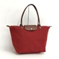 LONGCHAMP 折り畳み トートバッグ ナイロン レッド