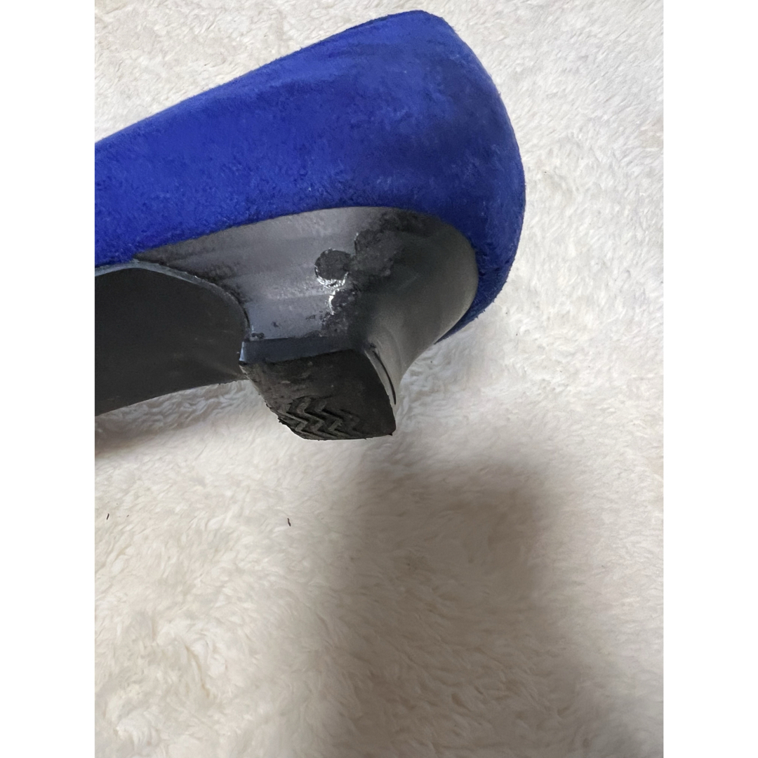 axes femme(アクシーズファム)のAXES パンプススウェード青色美品24.0cm レディースの靴/シューズ(ハイヒール/パンプス)の商品写真