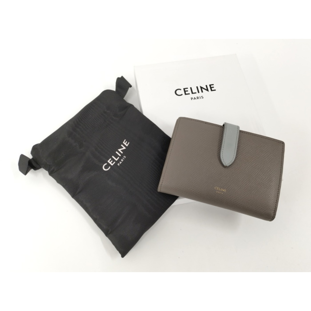 celine(セリーヌ)のCELINE 2つ折り 財布 ミディアム ストラップ ウォレット レザー レディースのファッション小物(財布)の商品写真