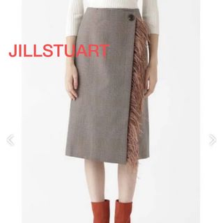 ジルスチュアート(JILLSTUART)のジルスチュアート♡フェザースカート(ひざ丈スカート)