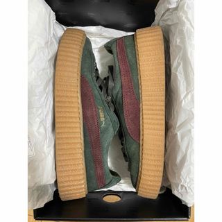 フェンティ(FENTY)のRihanna Fenty Puma Creepers(Suede Green)(スニーカー)