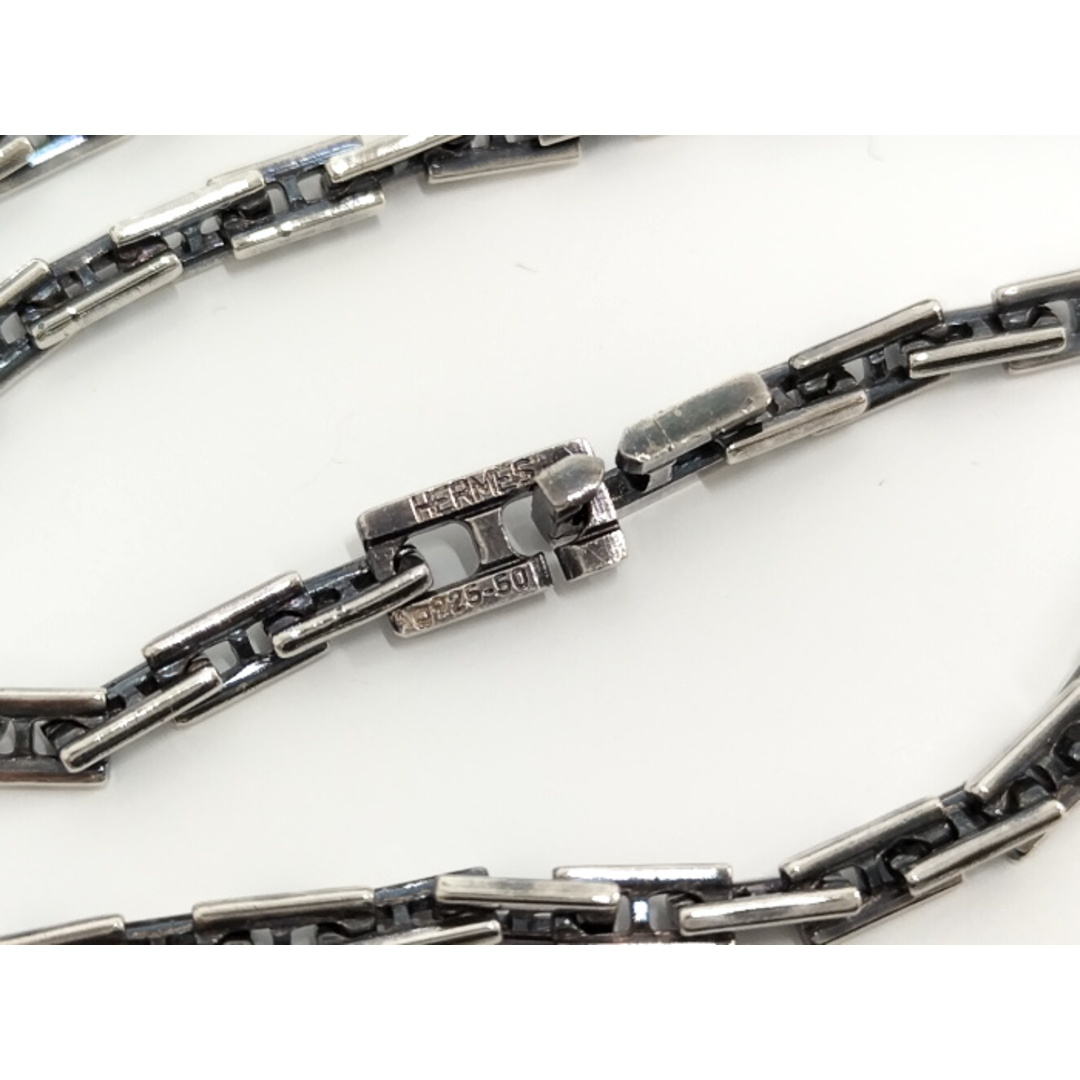 HERMES - HERMES ヘラクレス ネックレス SV925 シルバーの通販 HERMES - HERMES ヘラクレス ネックレス SV925 シルバーの通販
