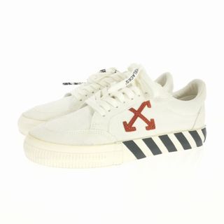 オフホワイト(OFF-WHITE)のOFF WHITE LOW VULCANIZED ローカットスニーカー 42 白(スニーカー)