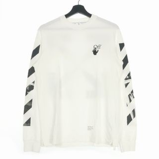 オフホワイト(OFF-WHITE)のOFF WHITE CARAVAGGIO ARROW ロングスリーブTシャツ 白(Tシャツ/カットソー(半袖/袖なし))