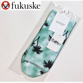 フクスケ(fukuske)の《福助 fukuske》新品 手触り◎ ヤシの木柄 ソックス 靴下 21～28(ソックス)