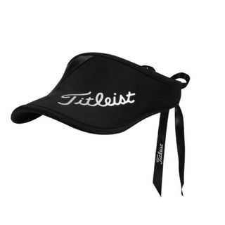 タイトリスト(Titleist)のタイトリスト リボンサンバイザー 黒 新品未使用(その他)