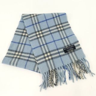 バーバリー(BURBERRY)のBURBERRY マフラー ブルー(マフラー/ショール)