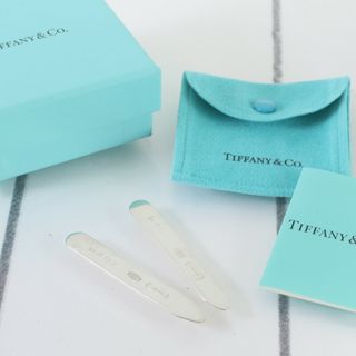 ティファニー(Tiffany & Co.)のティファニー カラーステイ 1837 SV925 総重量8.2g シルバー カラーキーパー 襟 Yシャツ ビジネス メンズ 紳士 EHM H4-5(その他)