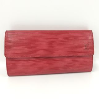 ルイヴィトン(LOUIS VUITTON)のLOUIS VUITTON ポルトフォイユ サラ 長財布 エピ レッド(長財布)