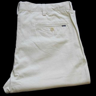 ポロラルフローレン(POLO RALPH LAUREN)のポロ ラルフローレン コットン チノパン ライトカーキ w36 L32★212 クラシック トラウザーズ ストレート(チノパン)