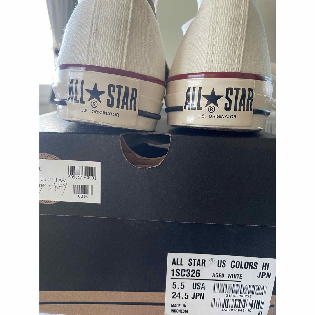ALL STAR（CONVERSE）(オールスター)の新品未使用　コンバース　オールスター　ハイカット　24.5cm レディースの靴/シューズ(スニーカー)の商品写真