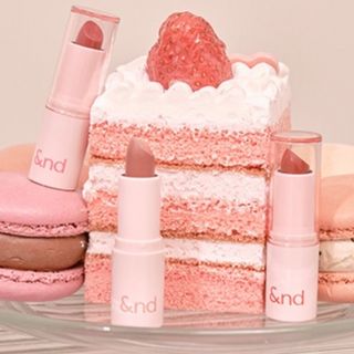 エチュードハウス(ETUDE HOUSE)の【新品】アンドバイロムアンド  グラッシーバーム PK01(口紅)