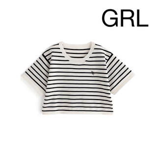グレイル(GRL)のグレイル　ボーダートップス(Tシャツ(半袖/袖なし))