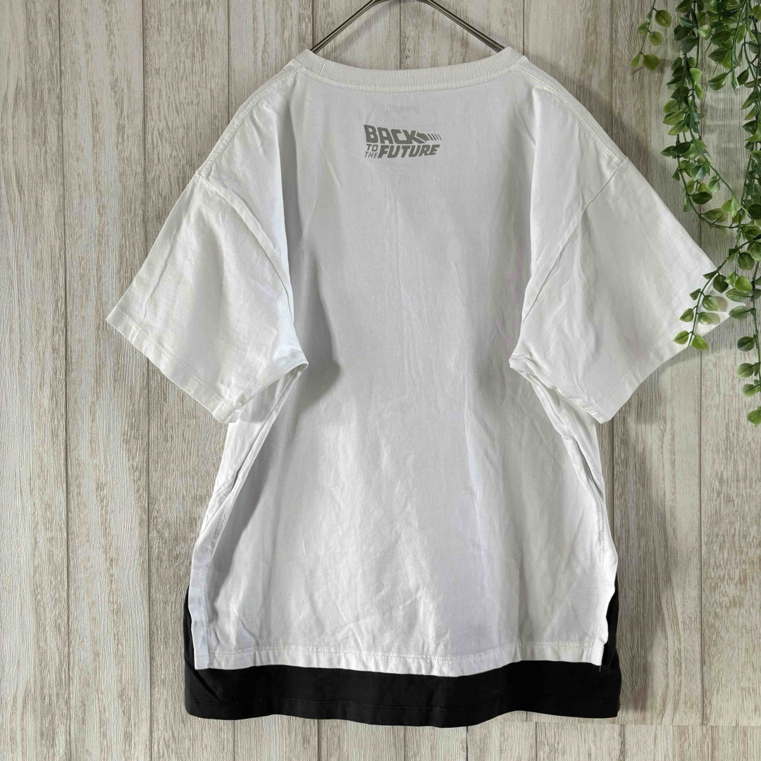 グラニフ バック トゥ ザ フューチャー デロリアン コラボ レイヤードTシャツ メンズのトップス(Tシャツ/カットソー(半袖/袖なし))の商品写真