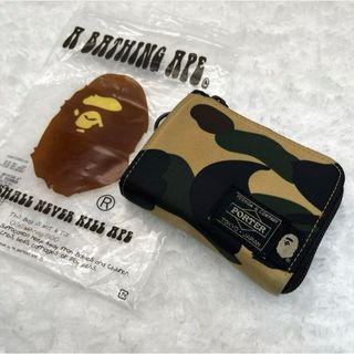 アベイシングエイプ(A BATHING APE)のPORTER エイプ 財布 銭入れ コラボ コインケース(コインケース/小銭入れ)