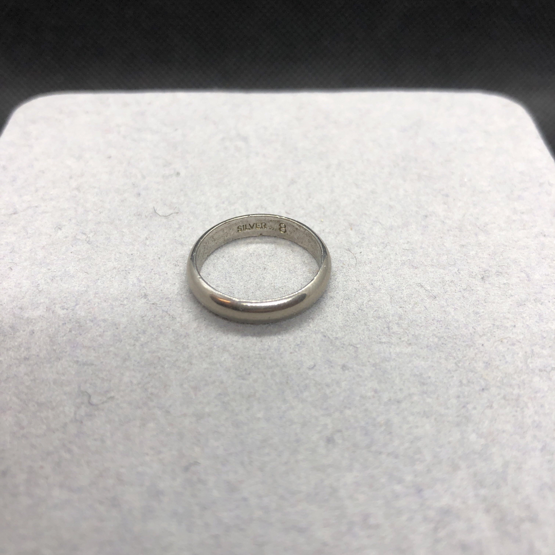 即決 SILVER シルバー リング 指輪 8号 レディースのアクセサリー(リング(指輪))の商品写真