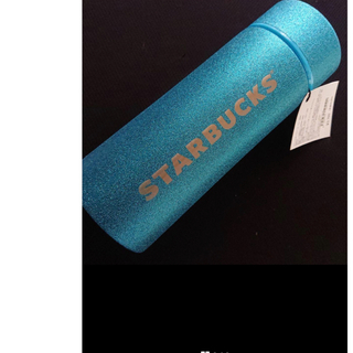 スターバックス(Starbucks)のスターバックス　ステンレスタンブラー　グリッターブルー　スタバ　ステンレスボトル(タンブラー)