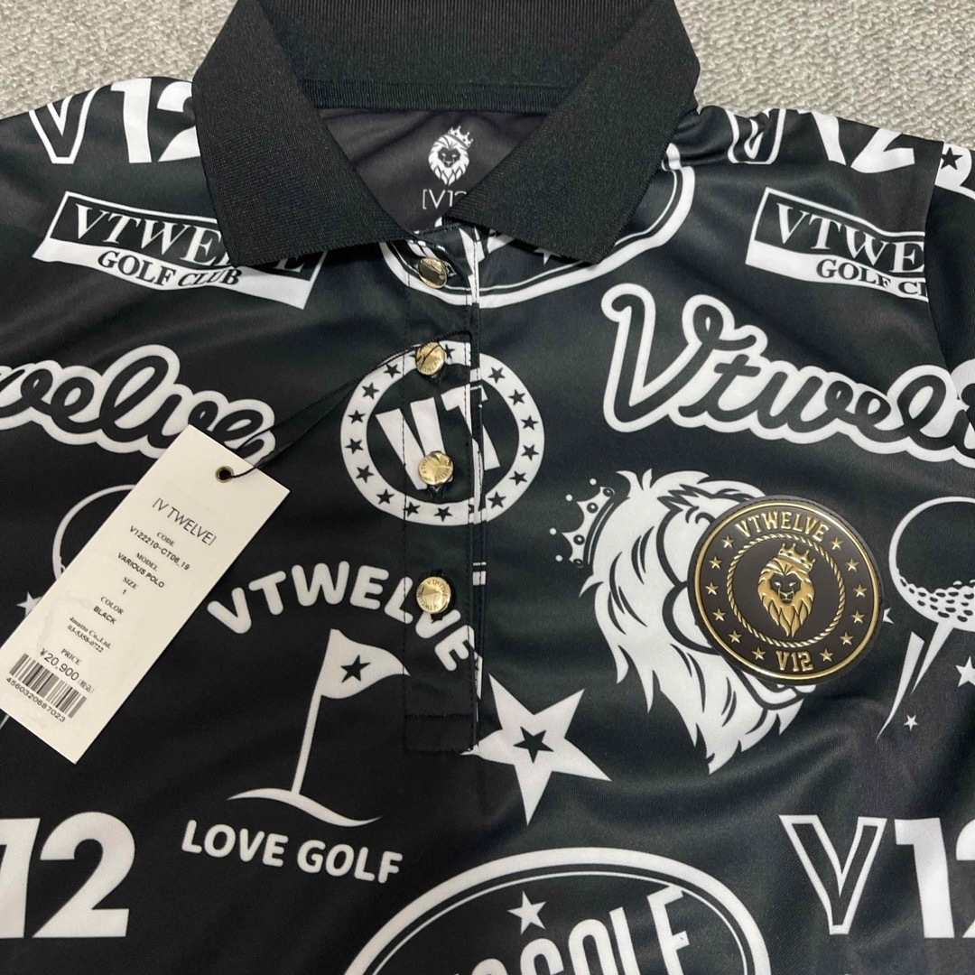 V12(ヴィトゥエルヴ)のV12(V TWELVE) 半袖シャツ スポーツ/アウトドアのゴルフ(ウエア)の商品写真